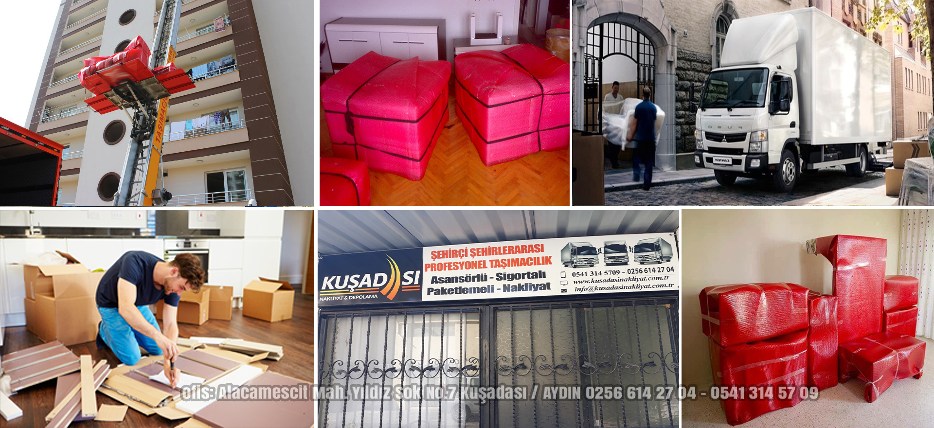 KUŞADASI - DAVUTLAR - GÜZELÇAMLI EVDEN EVE NAKLİYAT